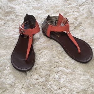Steve Madden coral sandals size 9